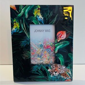 Johnny Was Jungle Paradise Picture Frame Size 8.5”x10.5” photo size 4”x6” NWT